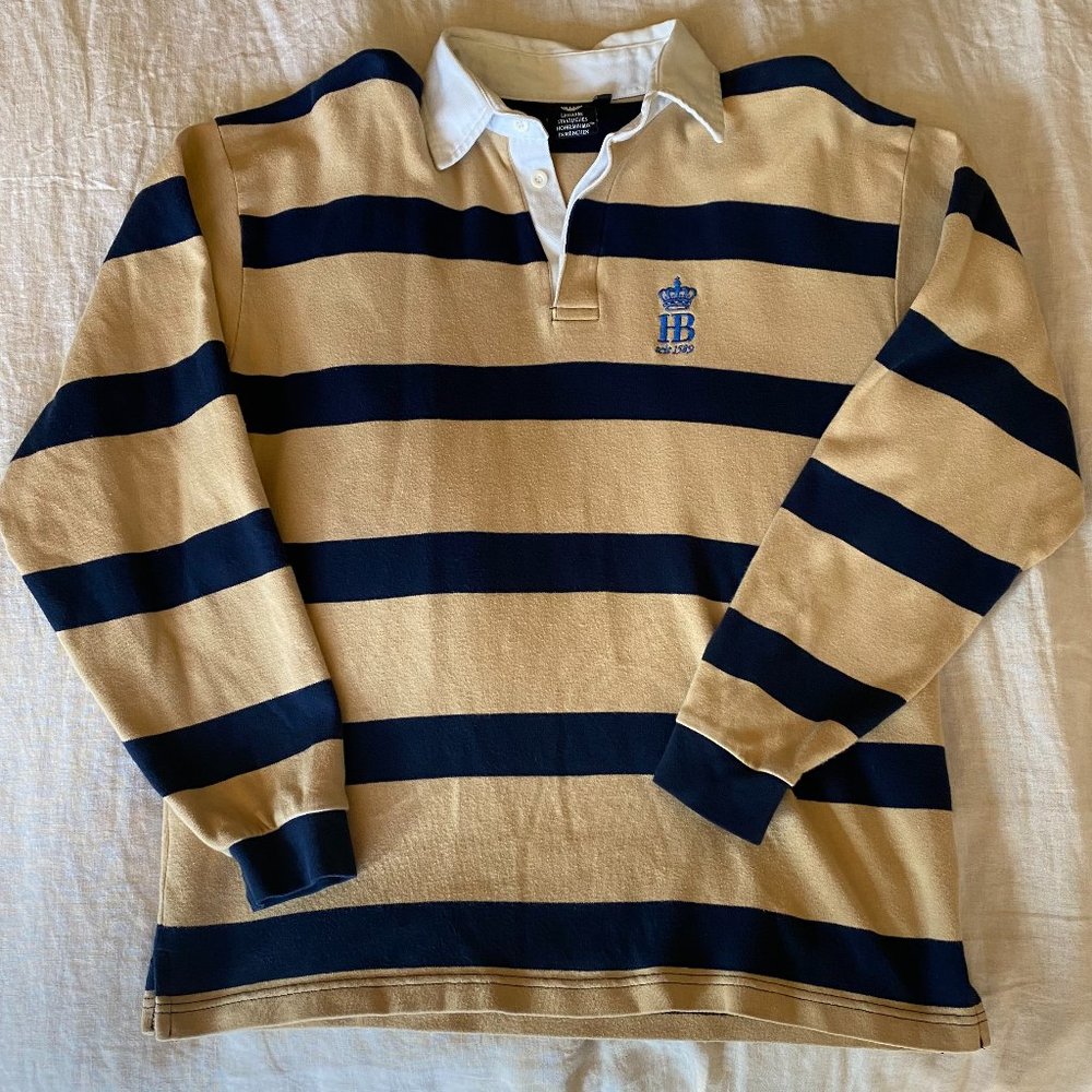 Hofbräuhaus Beer Rugby Long Sleeve Polo